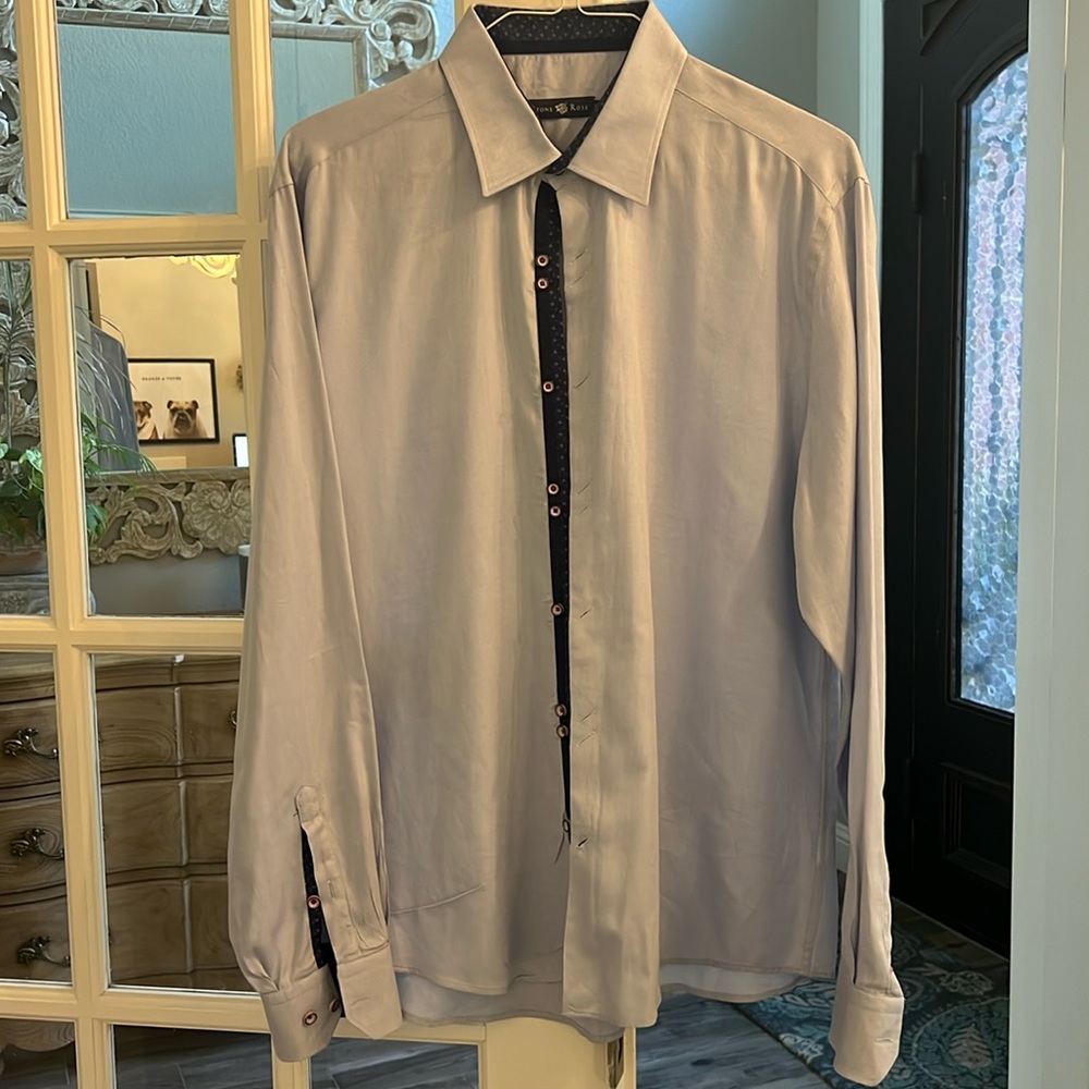 Men’s Stone Rose Long Sleeve Shirt Small